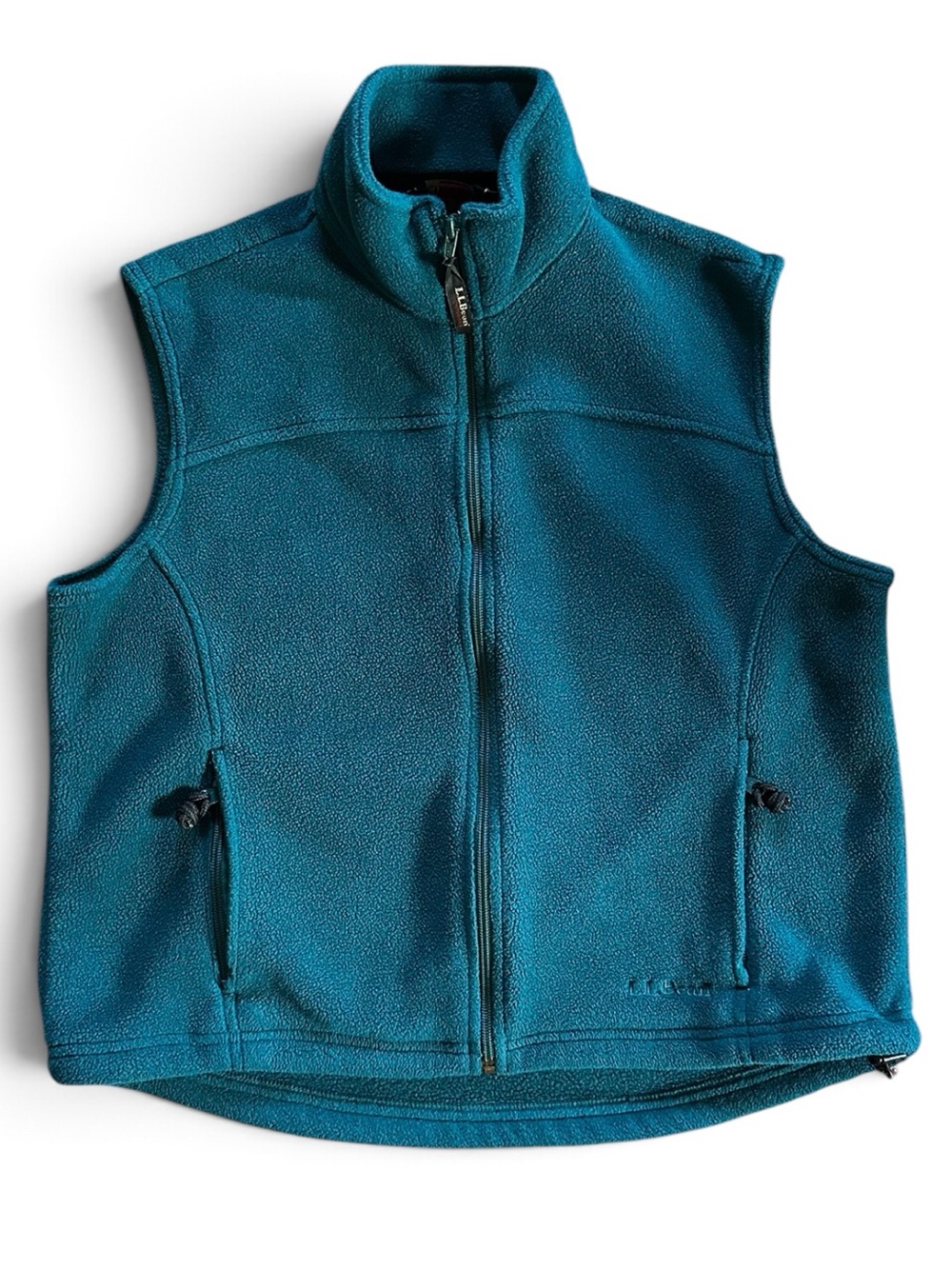 L.L. Bean Teal Fleece Vest - Vintage 90s Women’s Medium